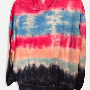 Small Multi-colored tie-dye hoodie